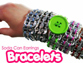 Soda Can Earrings