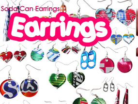 Soda Can Earrings